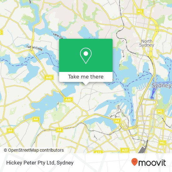 Hickey Peter Pty Ltd map