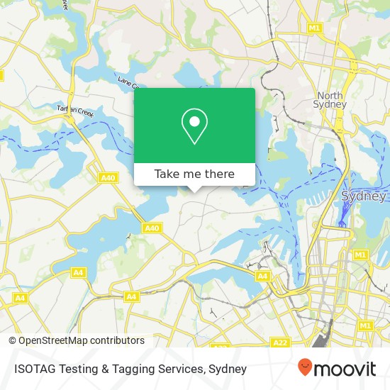 Mapa ISOTAG Testing & Tagging Services