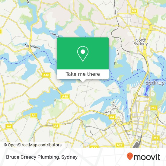 Bruce Creecy Plumbing map