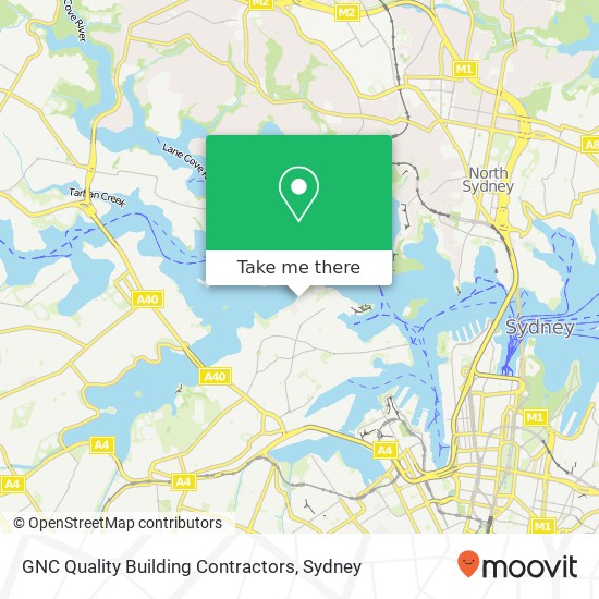 Mapa GNC Quality Building Contractors