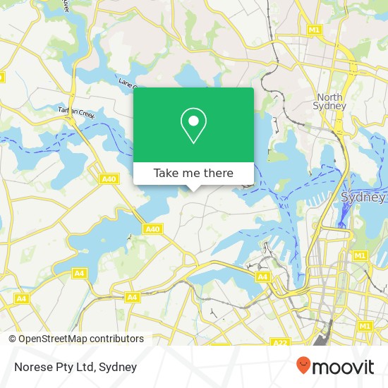 Norese Pty Ltd map