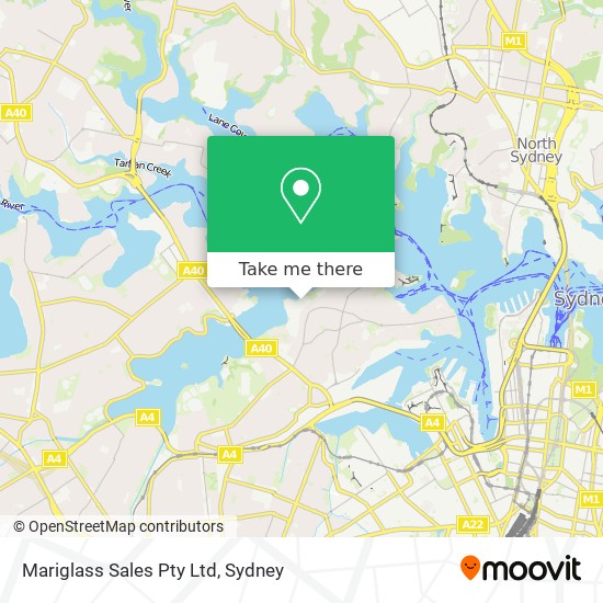 Mariglass Sales Pty Ltd map