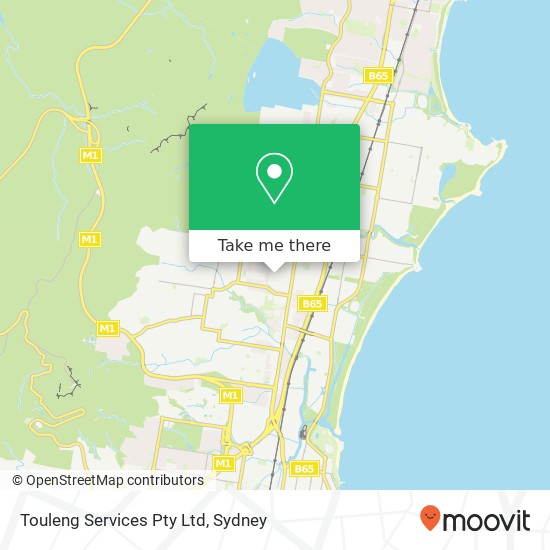 Touleng Services Pty Ltd map