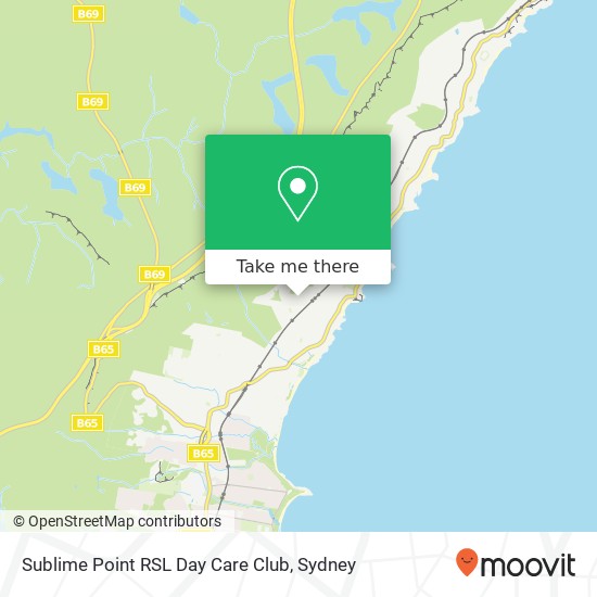 Sublime Point RSL Day Care Club map