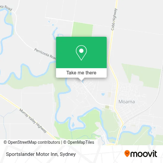 Sportslander Motor Inn map