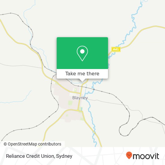 Reliance Credit Union map