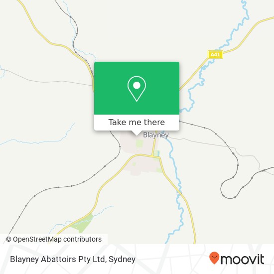 Blayney Abattoirs Pty Ltd map