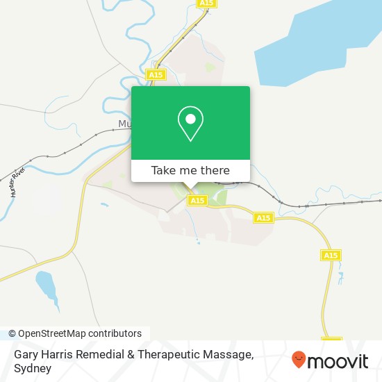 Mapa Gary Harris Remedial & Therapeutic Massage