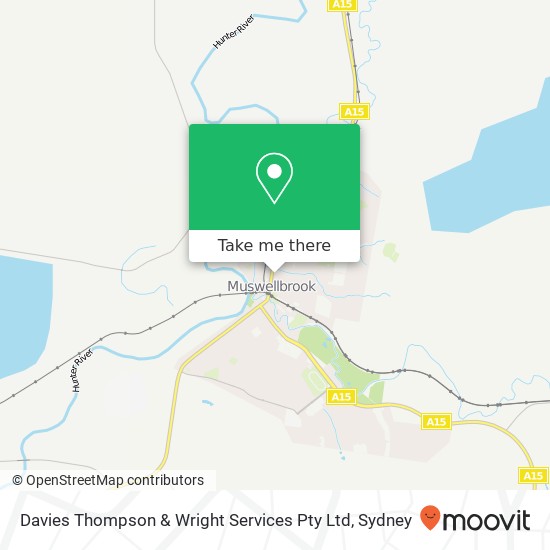 Davies Thompson & Wright Services Pty Ltd map