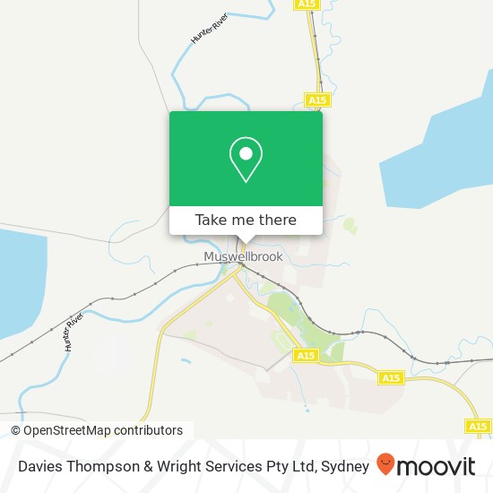 Mapa Davies Thompson & Wright Services Pty Ltd