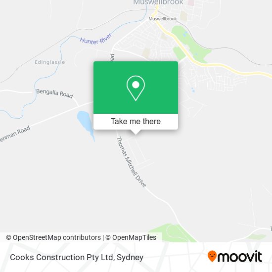 Cooks Construction Pty Ltd map