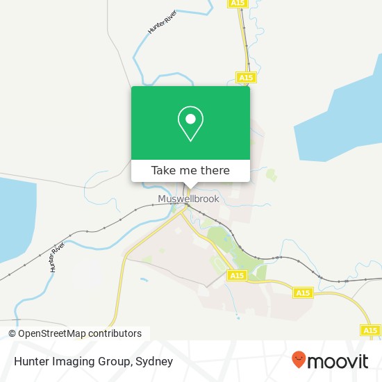 Hunter Imaging Group map