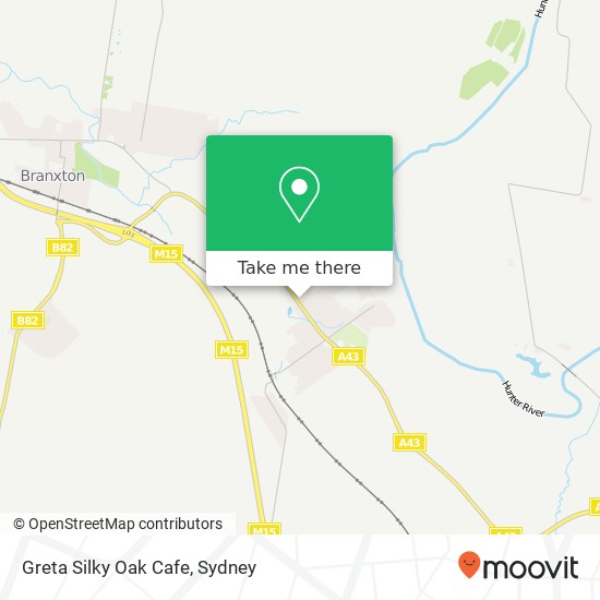 Greta Silky Oak Cafe map