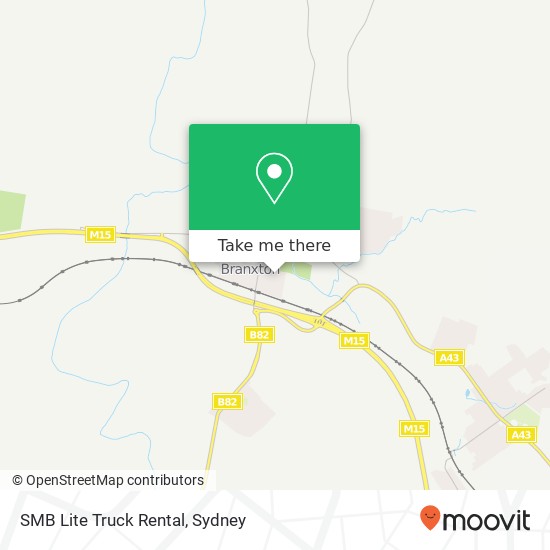 SMB Lite Truck Rental map