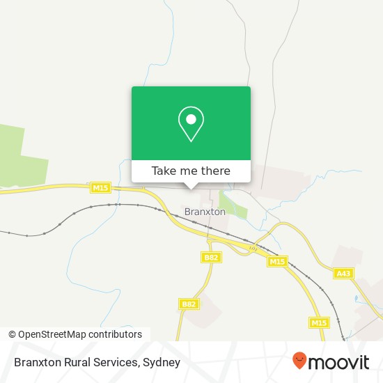 Branxton Rural Services map