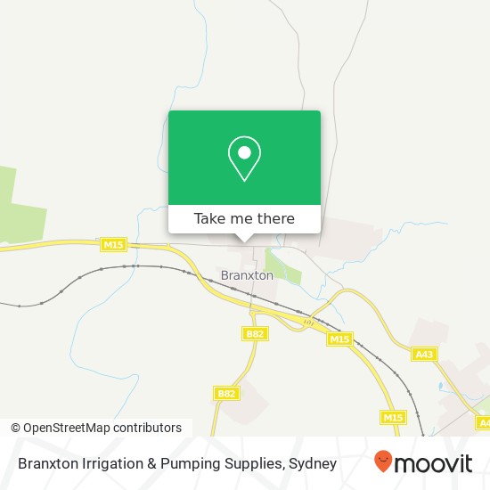 Branxton Irrigation & Pumping Supplies map