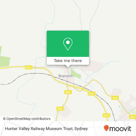 Hunter Valley Railway Museum Trust map