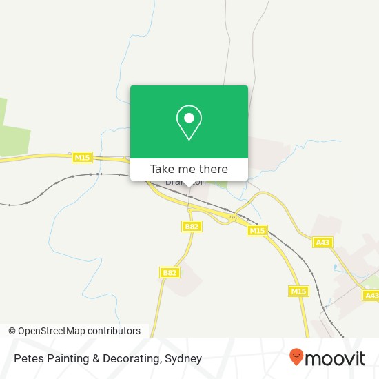 Petes Painting & Decorating map