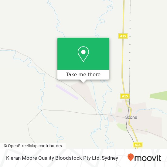 Kieran Moore Quality Bloodstock Pty Ltd map