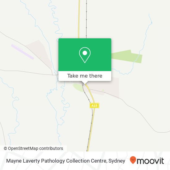 Mayne Laverty Pathology Collection Centre map