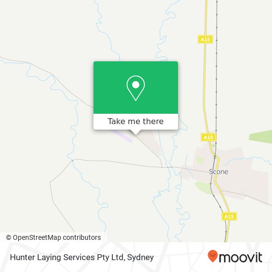 Mapa Hunter Laying Services Pty Ltd