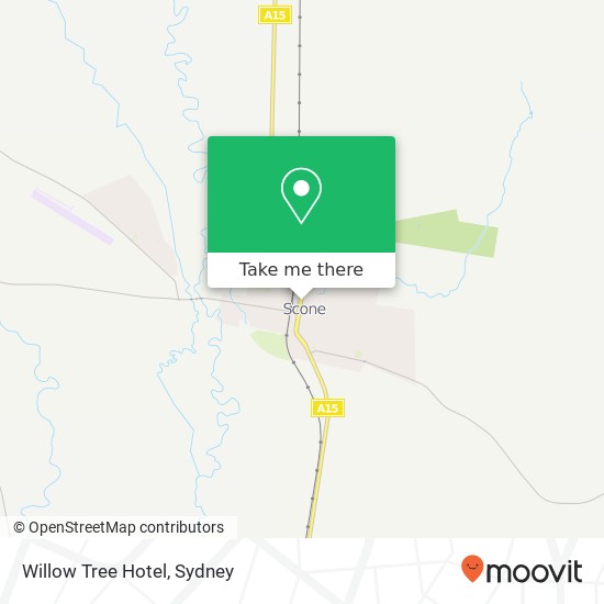 Mapa Willow Tree Hotel