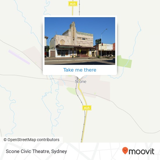 Scone Civic Theatre map