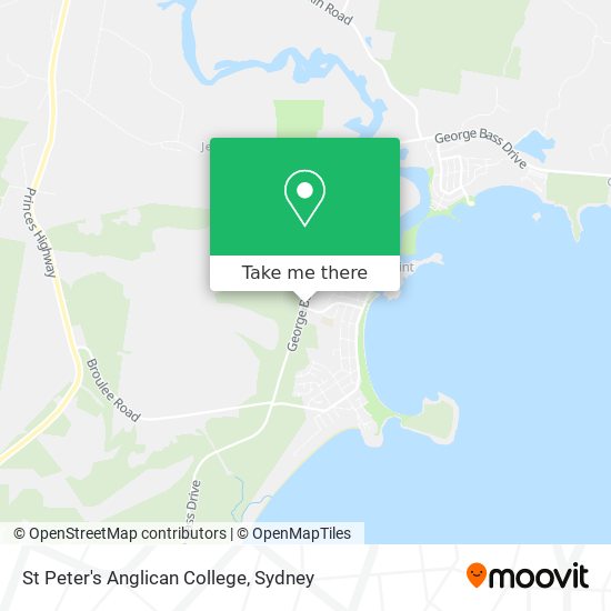 St Peter's Anglican College map