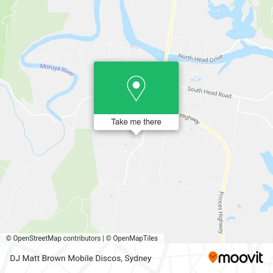 DJ Matt Brown Mobile Discos map