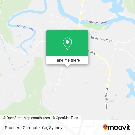 Southern Computer Co map