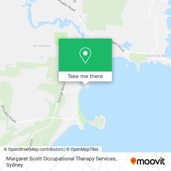 Margaret Scott Occupational Therapy Services map