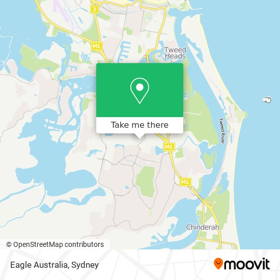 Eagle Australia map