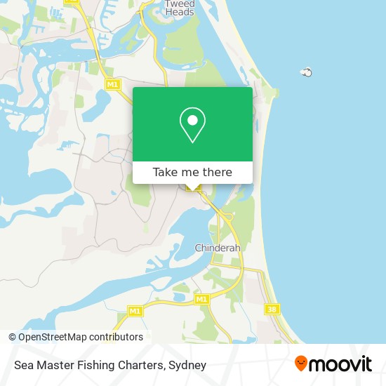 Mapa Sea Master Fishing Charters