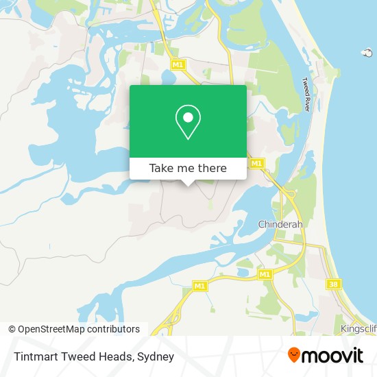 Mapa Tintmart Tweed Heads