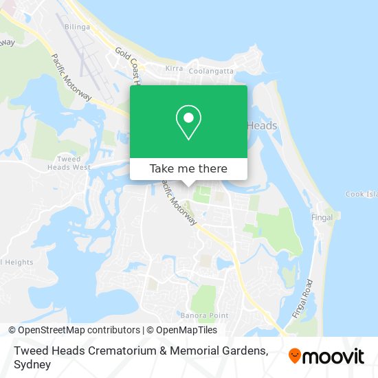 Tweed Heads Crematorium & Memorial Gardens map