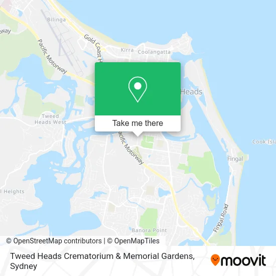 Map Of Tweed Heads How To Get To Tweed Heads Crematorium & Memorial Gardens In Tweed Heads  South By Bus Or Train?