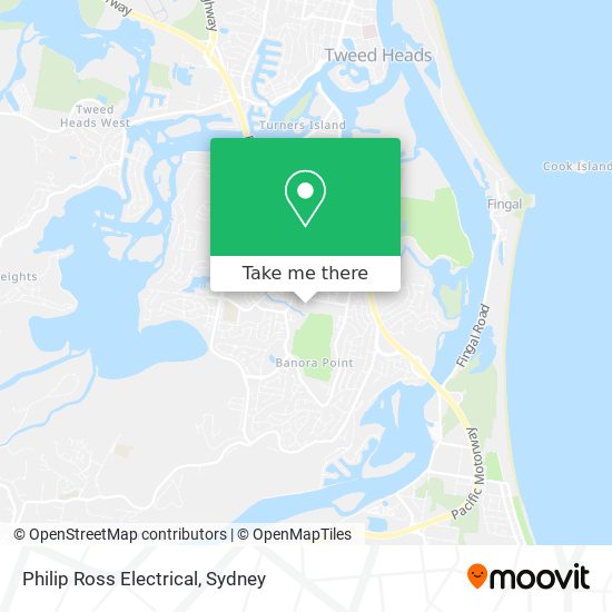 Mapa Philip Ross Electrical