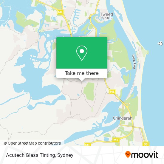 Acutech Glass Tinting map