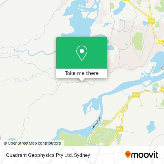 Quadrant Geophysics Pty Ltd map