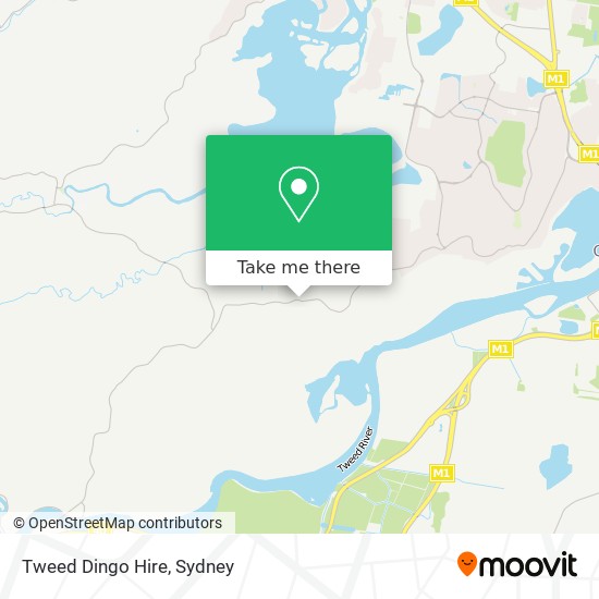 Tweed Dingo Hire map