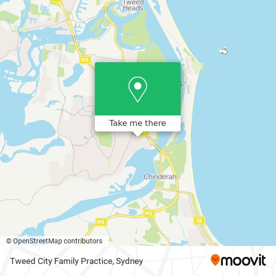 Mapa Tweed City Family Practice