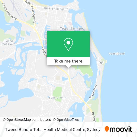 Mapa Tweed Banora Total Health Medical Centre