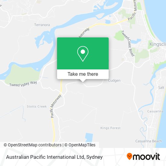 Australian Pacific International Ltd map