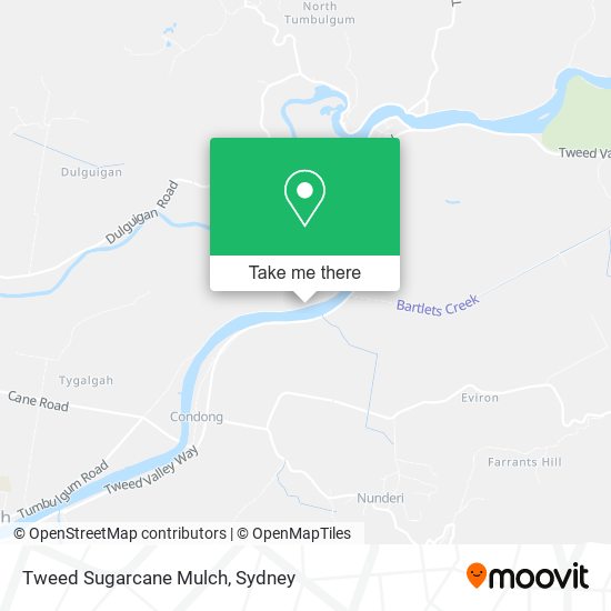 Tweed Sugarcane Mulch map