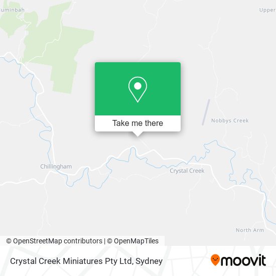 Crystal Creek Miniatures Pty Ltd map