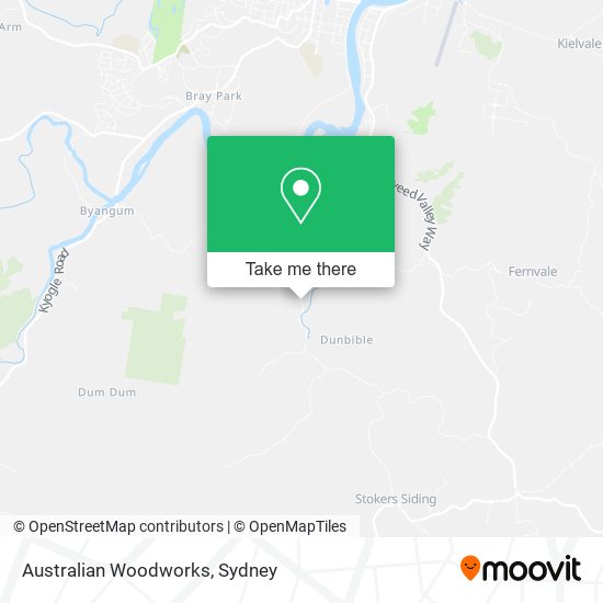 Australian Woodworks map
