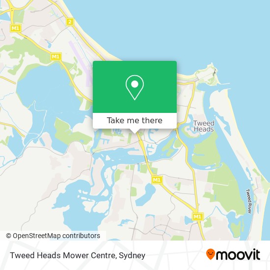 Mapa Tweed Heads Mower Centre