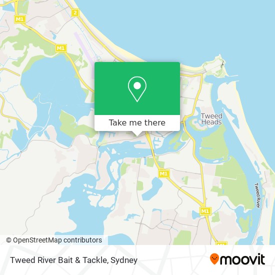 Mapa Tweed River Bait & Tackle