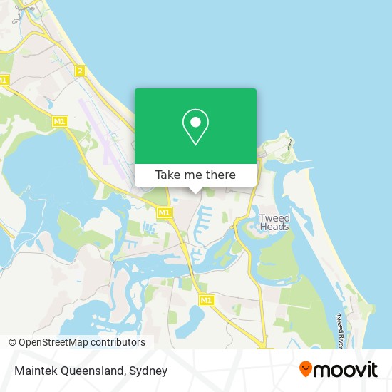 Mapa Maintek Queensland