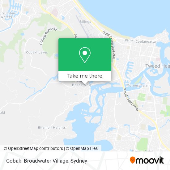 Cobaki Broadwater Village map